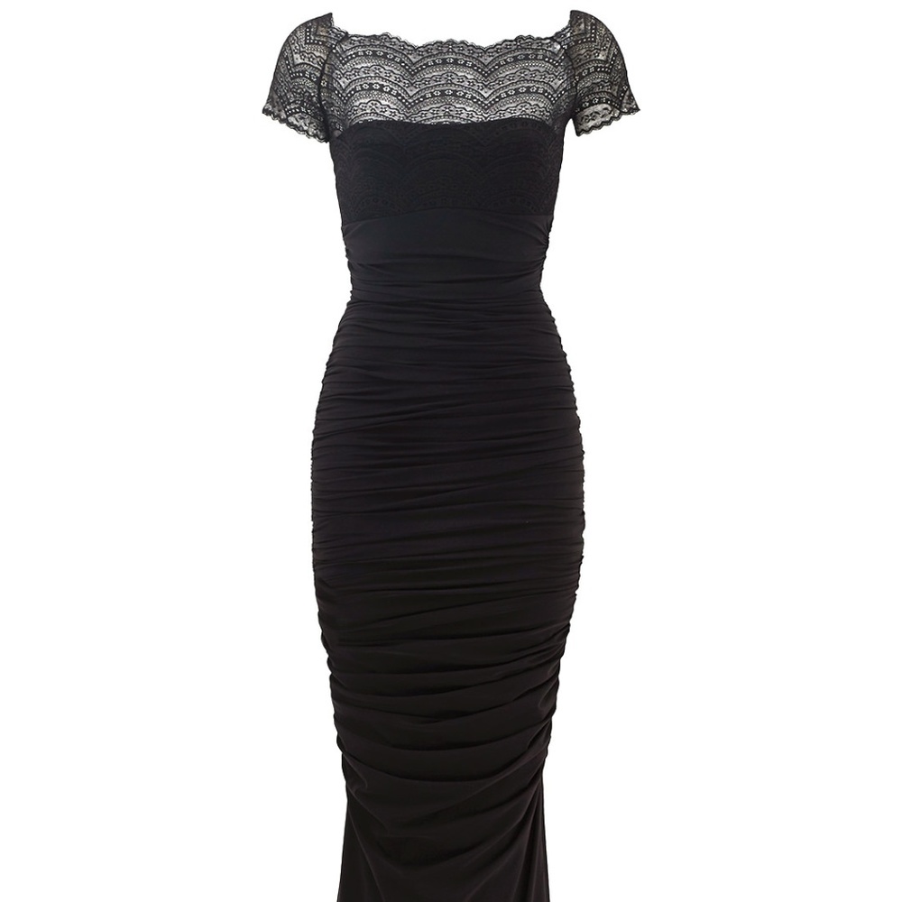 Chiara Boni ★ Black Nasira Gown (long) sz10 & 12